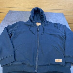 CE Schmidt Workwear Men's Black Full Zip Hoodie Jacket size XL